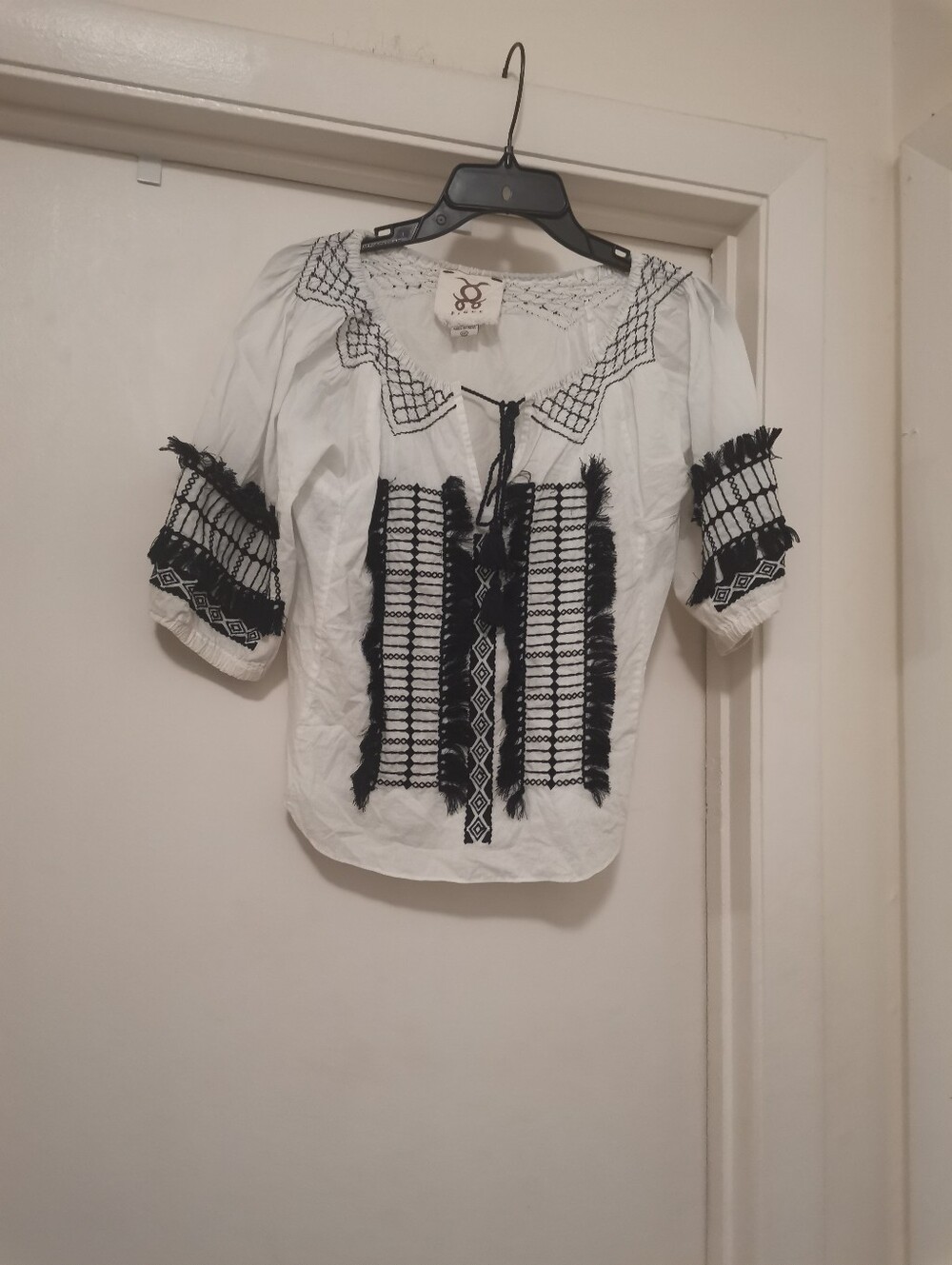 Figue Embroidered Top